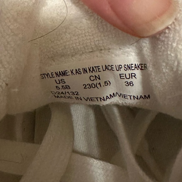 Kate Spade Cream and Black Mesh Sneakers - Picture 6 of 6